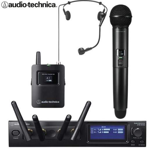 Audio Technica ATW-1423/ATM75cw System 20 PRO Dual Wireless Combo System