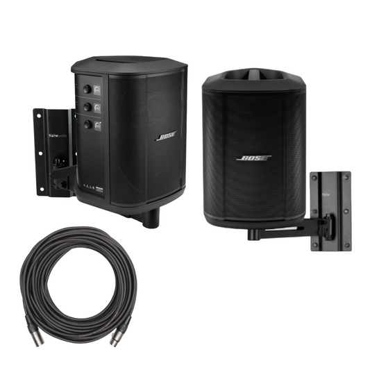 Bose Church Sound System with 2 S1 Pro+ PA Speakers & Wall Mounts