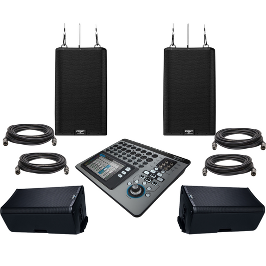 QSC Audio Church Sound System with K12.2, K10.2 Loudspeakers & TouchMix-16 Mixer