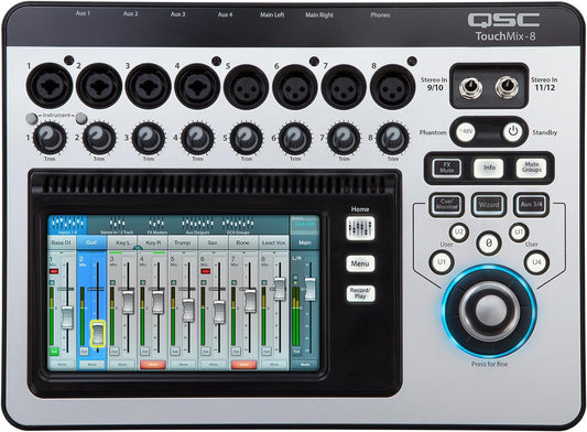 QSC TouchMix-8 14-channel Touchscreen Digital Mixer