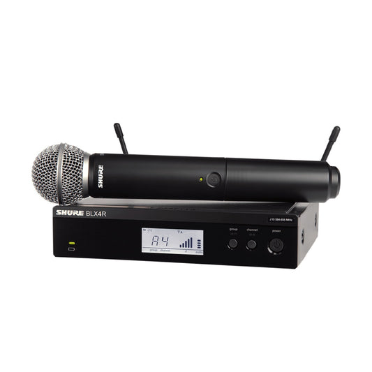 Shure BLX24R/SM58 Handheld Wireless System – Band J10, 584-608MHz