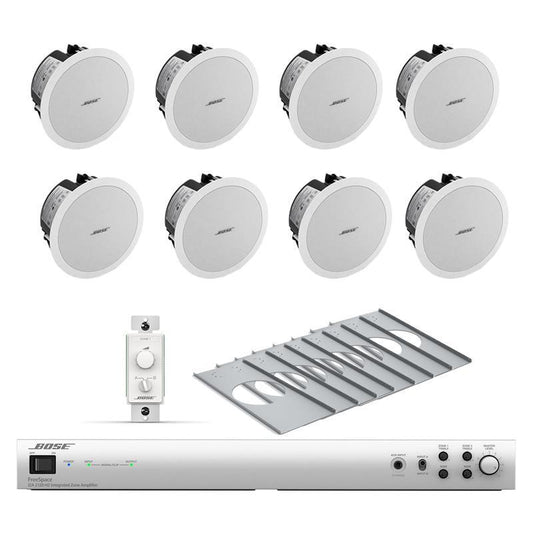 Bose-Retail-Store-Sound-System-with-8-FreeSpace-DS-40F-In-Ceiling-Speakers-and-FreeSpace-IZA-2120-HZ-Zone-Amplifier