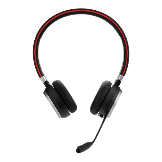 Jabra Evolve 65 MS Stereo Wireless Headset, With Link 370 Bluetooth Adapter, USB-A