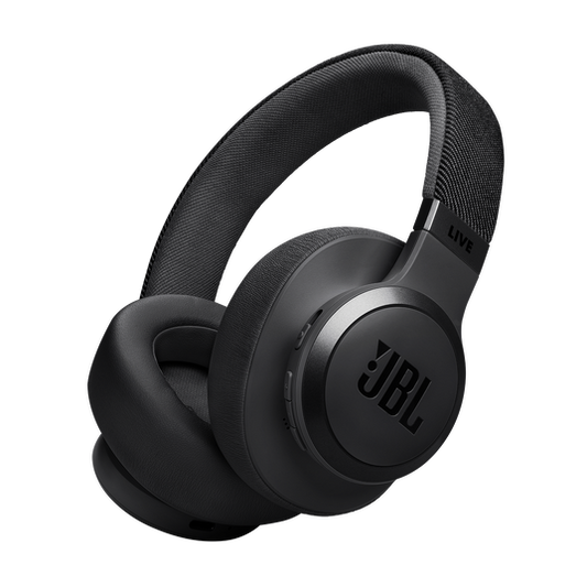 JBL Live 770NC Wireless Over-Ear Headphones with True Adaptive Noise Cancelling (Black)