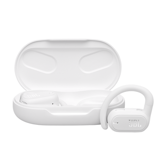 JBL Soundgear Sense True Wireless Open-Ear Headphones with Detachable Neckband (White)