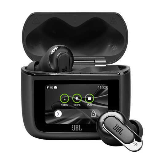 JBL Tour Pro 3 True Wireless Earbuds with Smart Charging Case and Adaptive Noise Cancelling (Black)