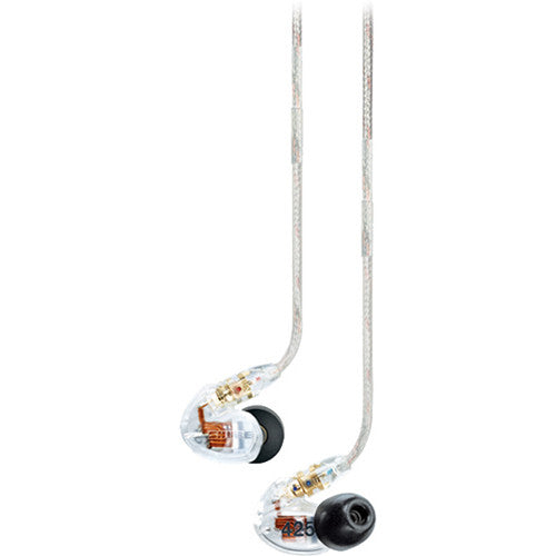Shure SE425 Sound Isolating In-Ear Stereo Headphones (Clear) with Detachable Cable