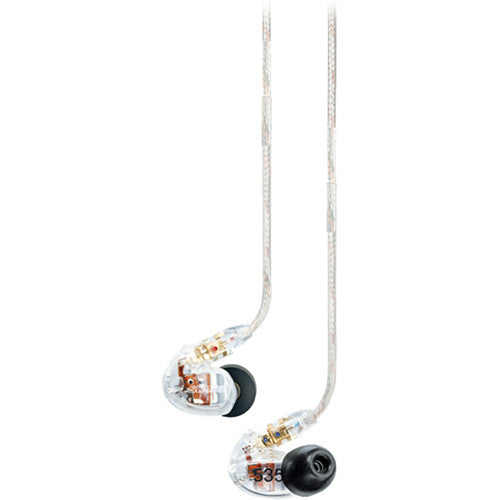 Shure SE535 Sound-Isolating In-Ear Stereo Headphones (Clear) with Triple MicroDrivers