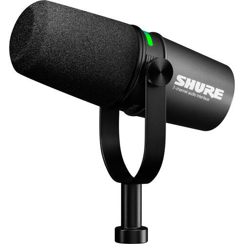 Shure MV7i Smart Microphone + Interface (2-Channel USB-C)
