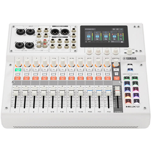 Yamaha MGX12 18-Channel Digital Mixing Console with Dual USB Audio Interface (White)
