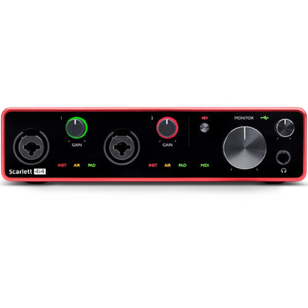 Focusrite Scarlett 4i4 3rd Gen USB Recording Interface