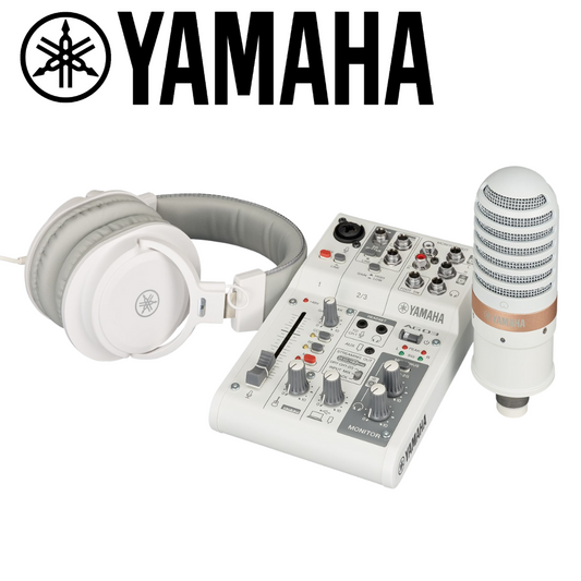 AG03MK2 LSPK Live Streaming Pack - All-in-One Audio Solution (White)