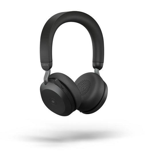 Jabra Evolve2 75 MS Stereo ANC, Wireless Bluetooth Headset, Link 380 Adapter, USB-A (Black)27599-999-999