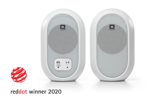 JBL 104SET-BT Desktop Reference Monitors with Bluetooth, White
