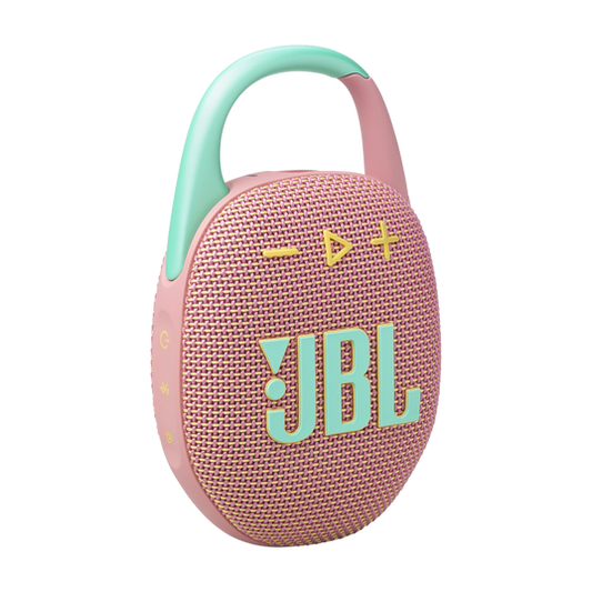 JBL Clip 5 Ultra-Portable Waterproof Bluetooth Speaker (Pink)