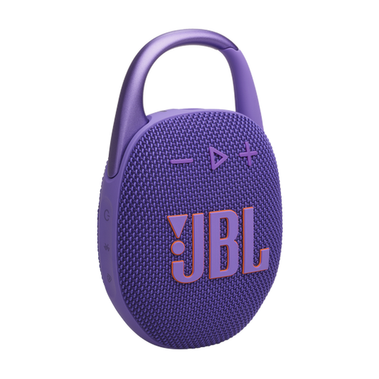 JBL Clip 5 Ultra-Portable Waterproof Bluetooth Speaker (Purple)