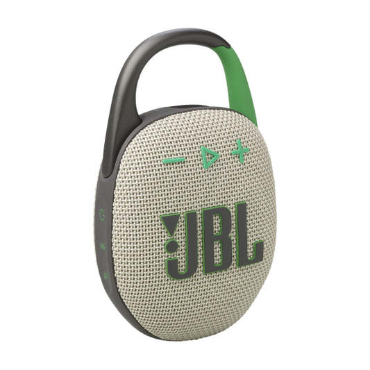 JBL Clip 5 Ultra-Portable Waterproof Bluetooth Speaker (Sand)
