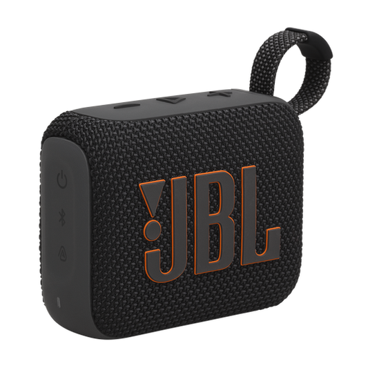 JBL Go 4 Ultra-Portable Waterproof Bluetooth Speaker with JBL Pro Sound (Black)