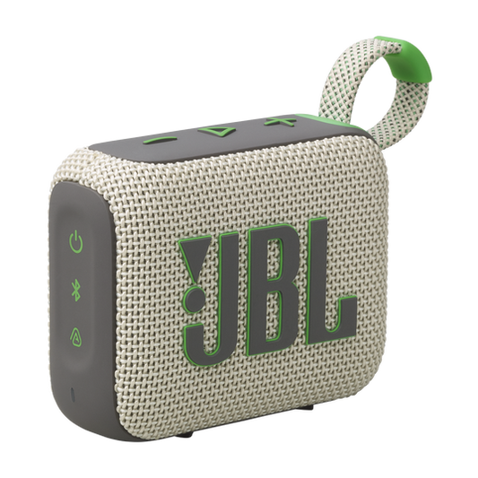 JBL Go 4 Ultra-Portable Waterproof Bluetooth Speaker with JBL Pro Sound (Sand)