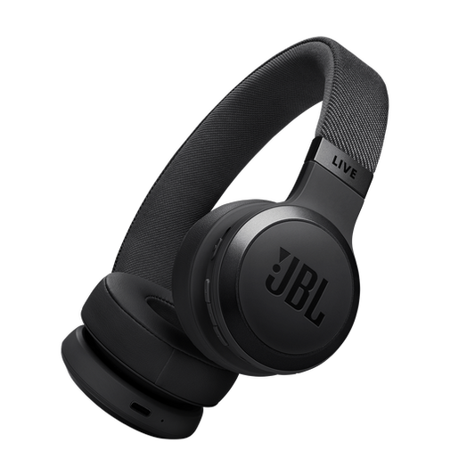 JBL Live 670NC Wireless On-Ear Headphones with True Adaptive Noise Cancelling (Black)