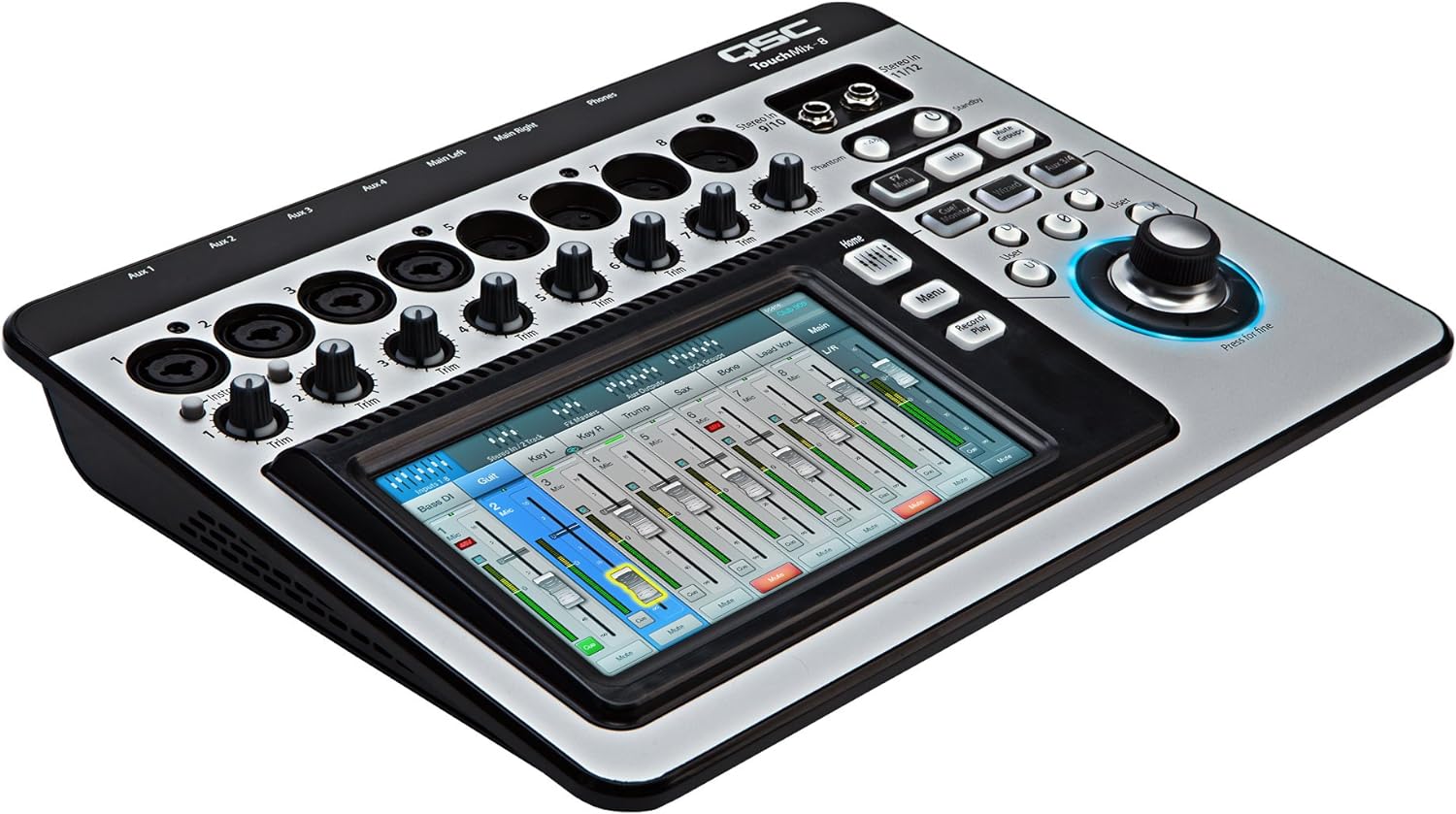 QSC TouchMix-8 Touchscreen Digital Mixer Singapore | Musicshop SG