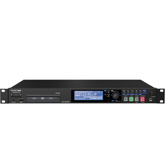 TASCAM SS-R250N 2-Channel Solid-State Recorder/Player with Network & Dual SD/USB