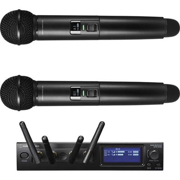 Audio-Technica ATW-1422 System 20 PRO 2-Person Digital Wireless Handheld Microphone System (2.4 GHz)