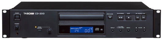 TASCAM CD-200 Professional Rackmount CD Player with Wireless Remote