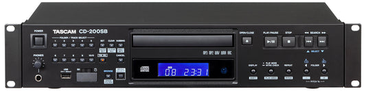 Tascam CD-200SB Professional Solid-State/CD Player with SD/USB Playback & Direct Dubbing