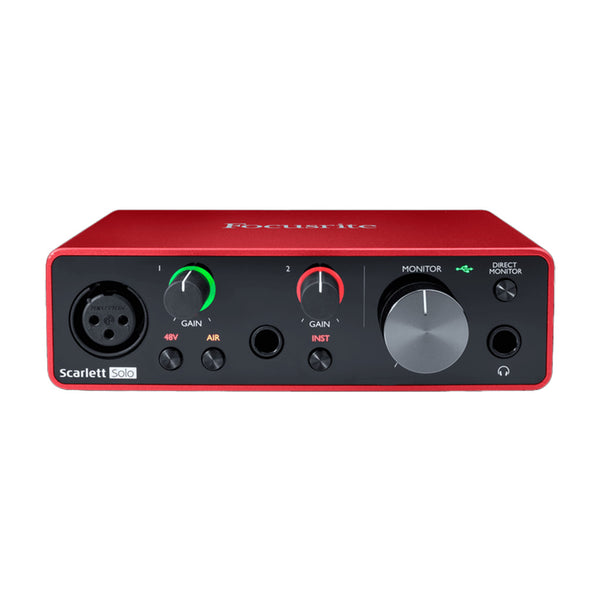 Focusrite Scarlett Solo 4th Gen USB Audio Interface