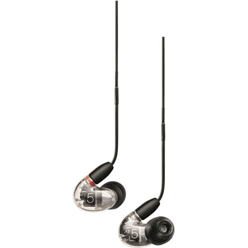 Shure AONIC 5 Sound-Isolating Earphones (Clear) with Triple Drivers & Custom Nozzles