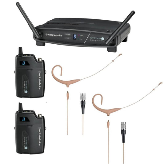 Audio Technica Wireless Headset Microphone ATW-1101/ BP894cw