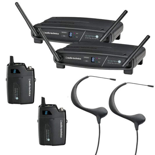 Audio Technica Wireless Headset Microphone ATW-1101/ BP893cw (Black)