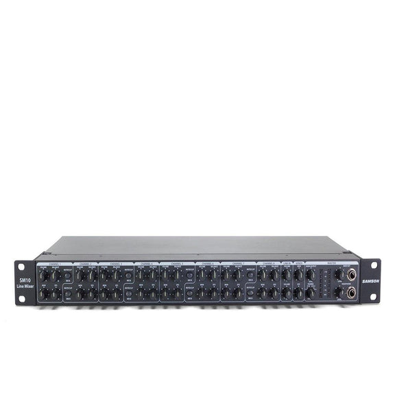 Samson Rackmount Samson SM10 Rackmount 10-Channel Line Mixer Singapore | Musicshop SG
