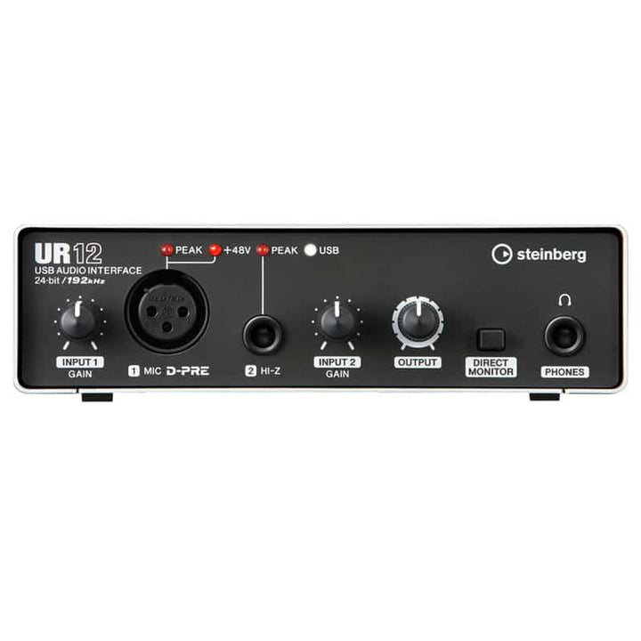 Steinberg-UR12-USB-Audio-Interface-Front-View