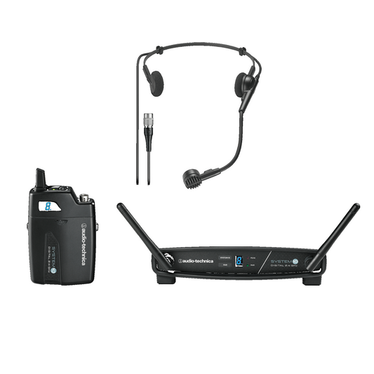 Audio-Technica ATW-1101/H ATW-R1100 and ATW-T1001 with PRO 8HEcW